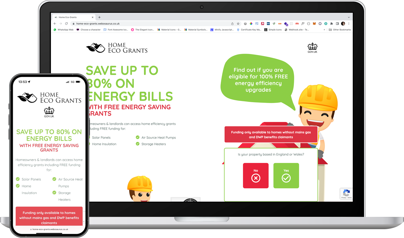 Home Eco Grant's Lead Generation Campaign