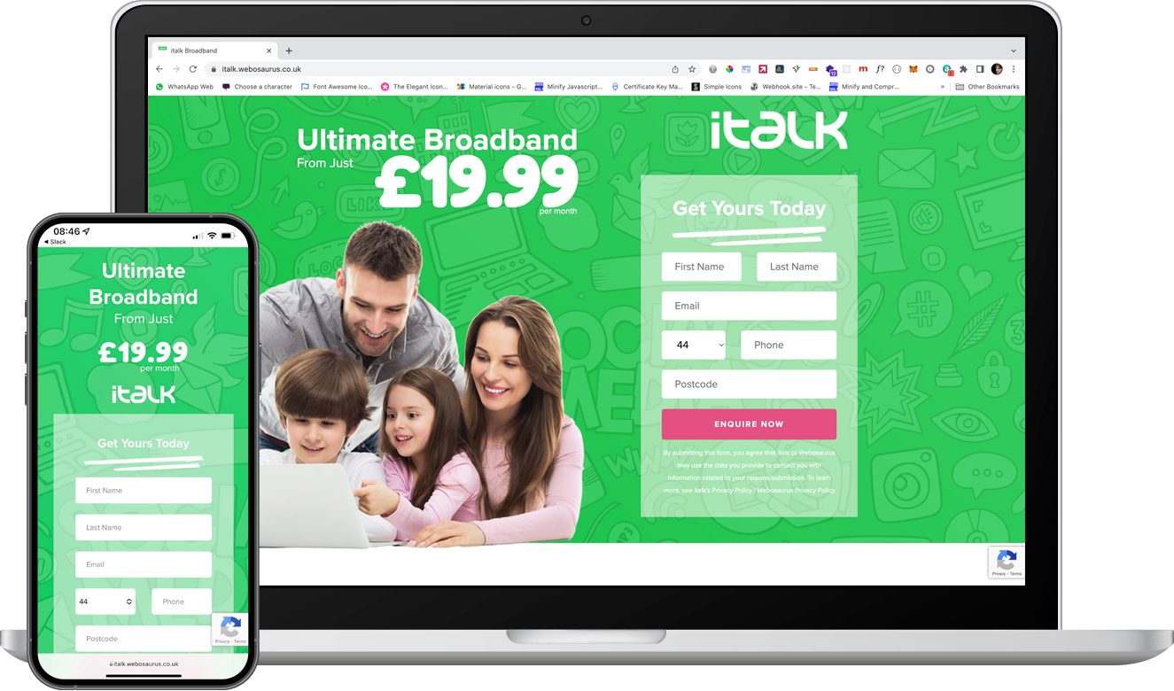 iTalk Telecom's Lead Generation Campaign