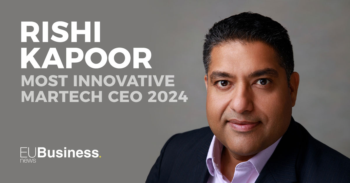Rishi Kapoor Takes Home Most Innovative MarTech CEO 2024 at European CEO of the Year Awards