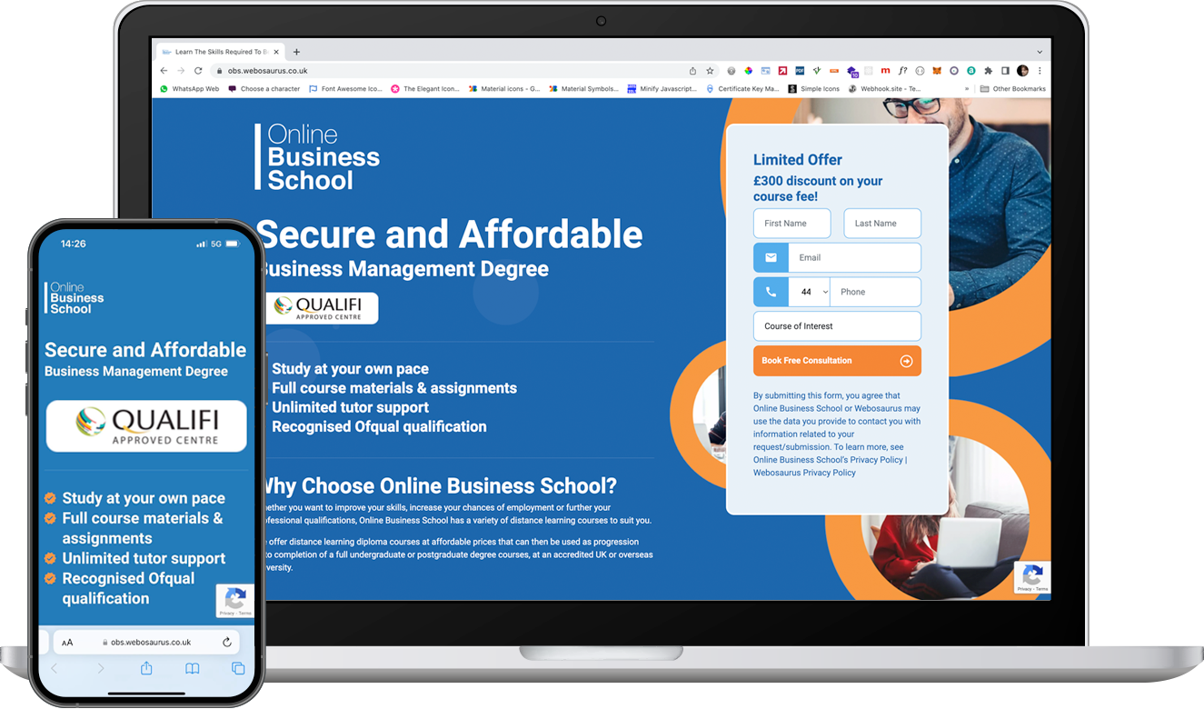 Online Business School's Lead Generation Campaign