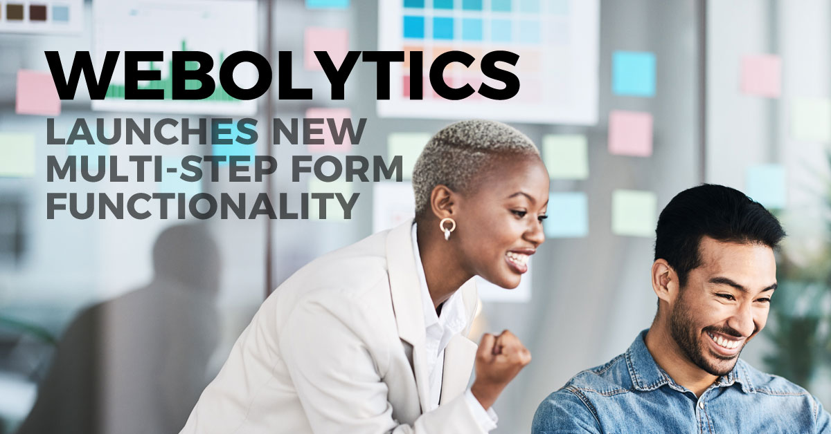 Webolytics Launches New Multi-Step Form Functionality