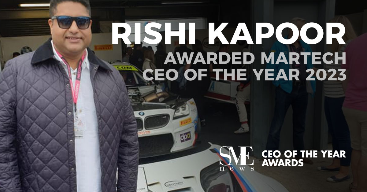 Webosaurus CEO Rishi Kapoor Awarded MarTech CEO of the Year 2023