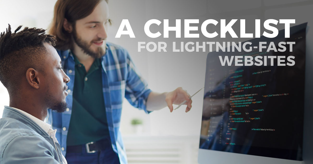 A Checklist for Lightning-Fast Websites